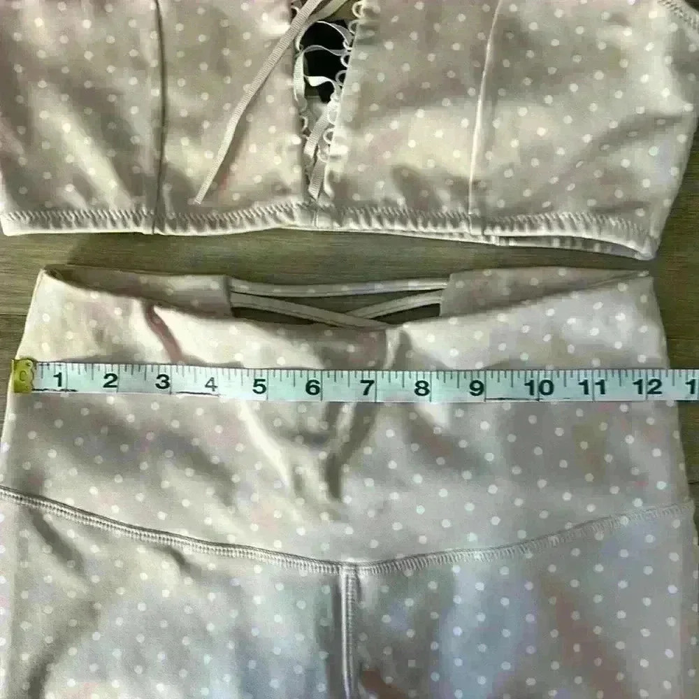 NWT Beach Bunny Isabella Pink w/ White Polka Dots Set (Top 6 bottoms 2) - Picture 6 of 16